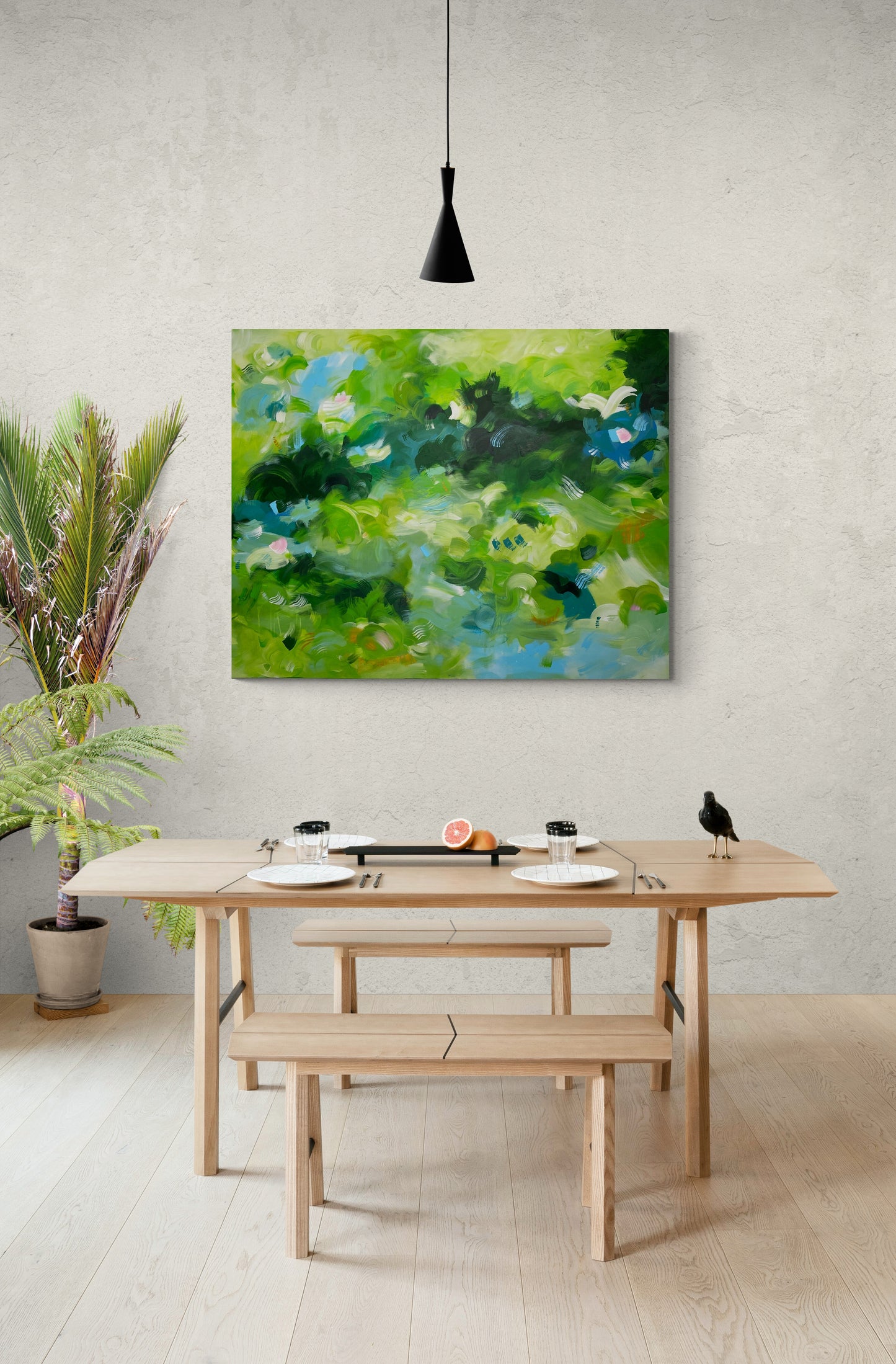 Canvas print of ''Quiet rain''