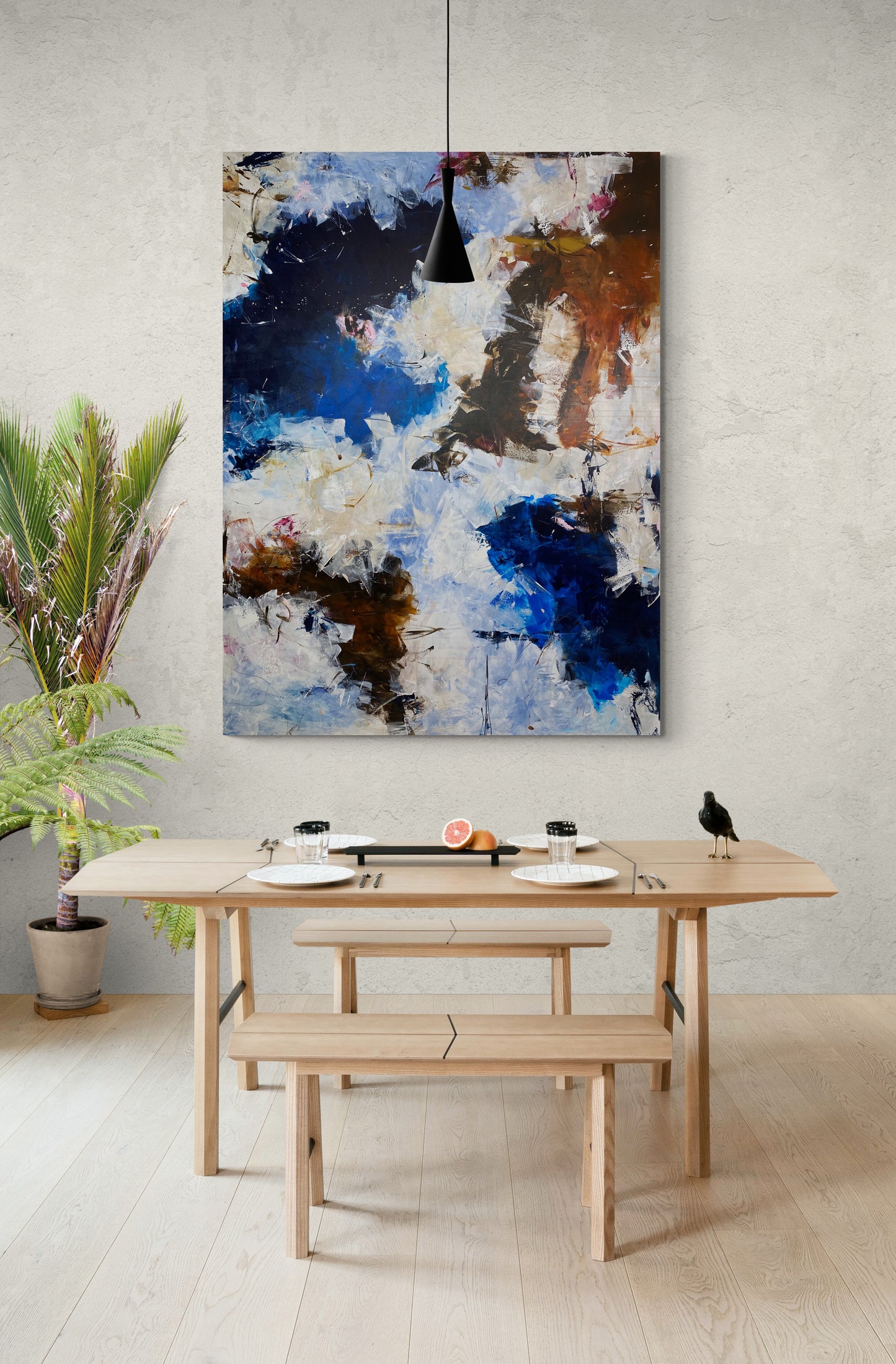 Canvas print of ''Nothing but blue skies''